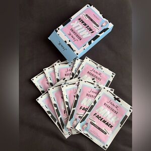 J-Mask Nourishing Milk Face Mask pack of 10 Korean face masks new in box